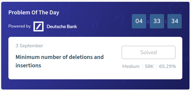 GfG September 3, 2024